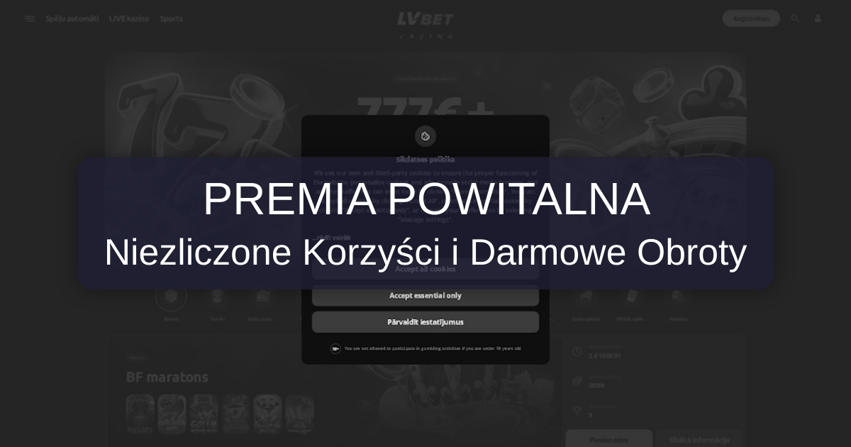 LVBet Casino i bonus powitalny do 600 zł